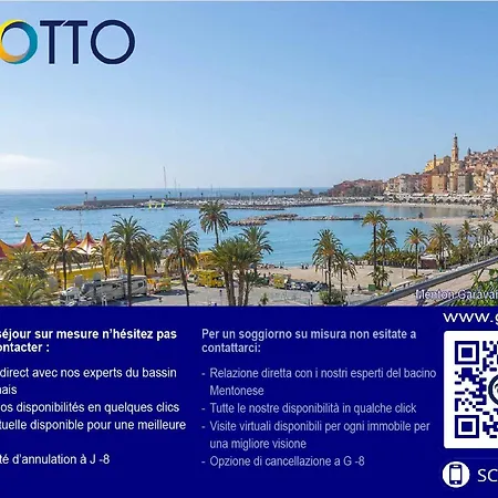 Appartement Spacieux 3p En Centre-ville De Menton, Terrasse, Parking, Wifi Gratuit, Proche - Fr-1-196-270 Menton
